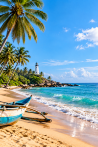 Sri Lanka tropical coastal landscape