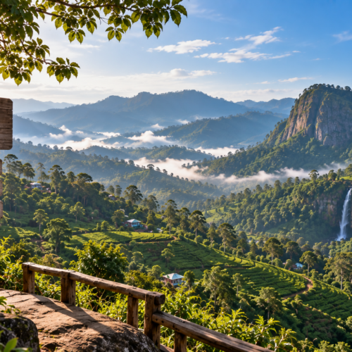Sri Lanka mountain landscape