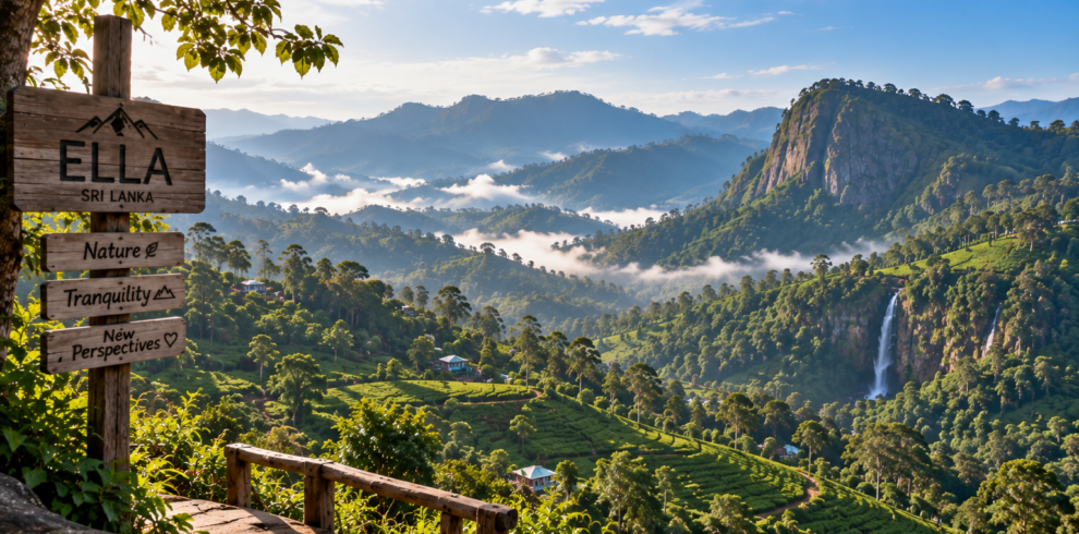Sri Lanka mountain landscape
